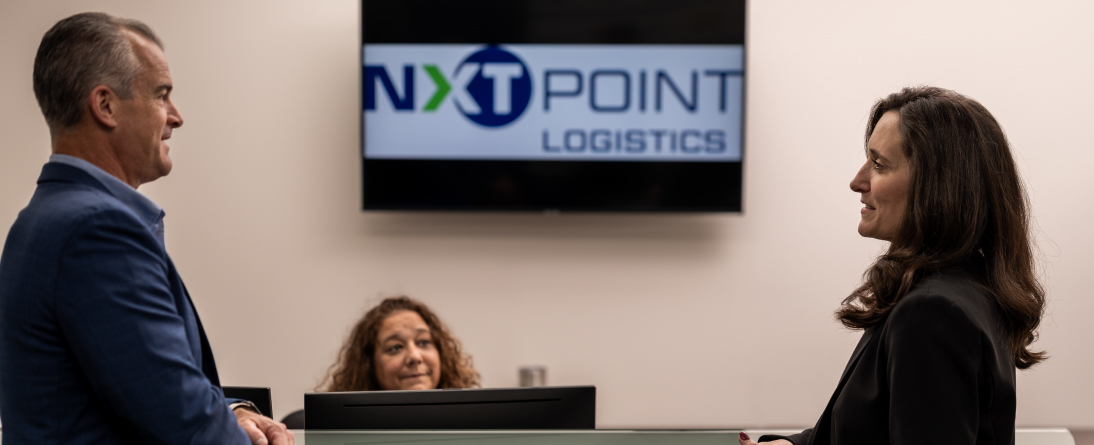 Leadership talking in office