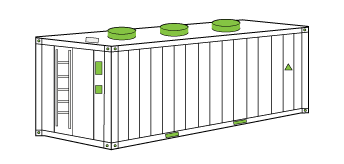 illustration of bulk container